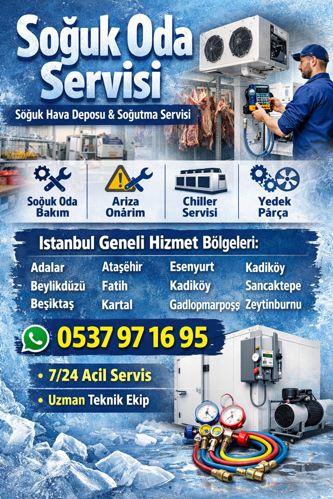 Soğuk Oda Servisi | Soğuk Hava Deposu Servisi | Soğutma Servisi 0537 917 16 95